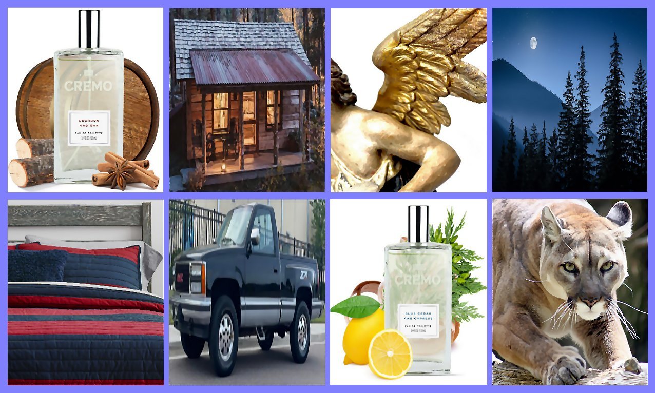 Angels mood board color board